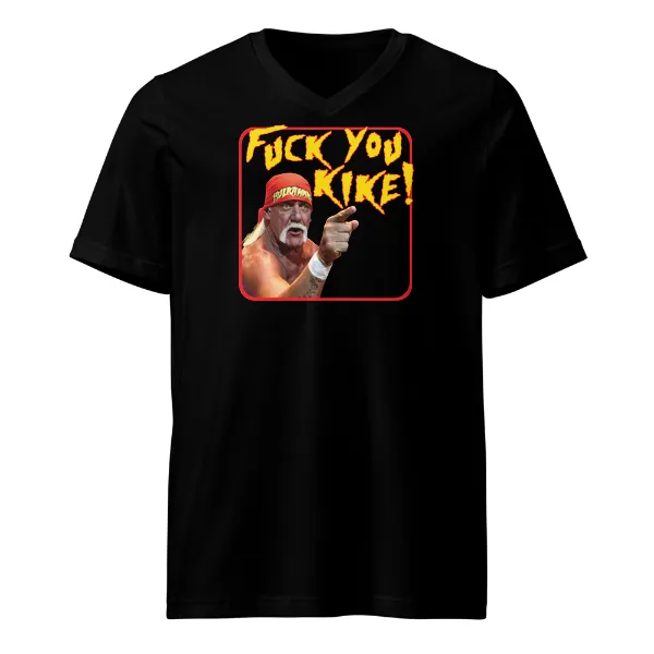 Hulk Fuck You Kike - Mens • T-shirt • V-neck • Premium