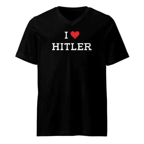 I Love Hitler - Mens • T-shirt • V-neck • Basic