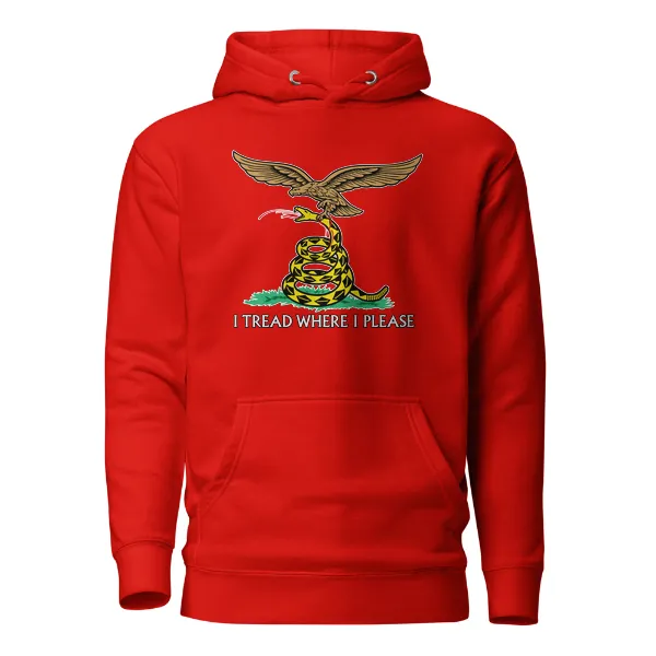I Tread Where I Please - Luftwaffe - Mens • Hoodie • Premium - Image 3