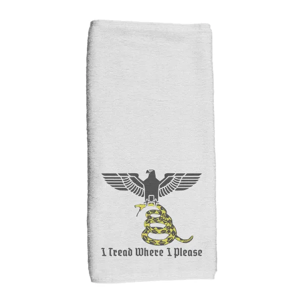 I Tread Where I Please v1 - Hand Towel
