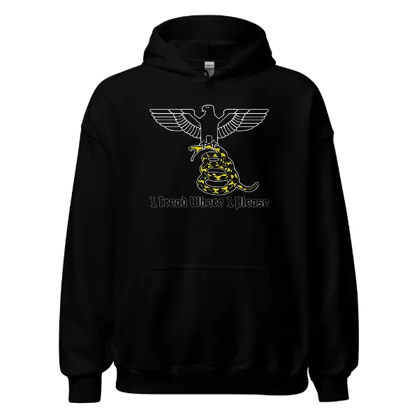 I Tread Where I Please v1 - Mens • Hoodie • Basic
