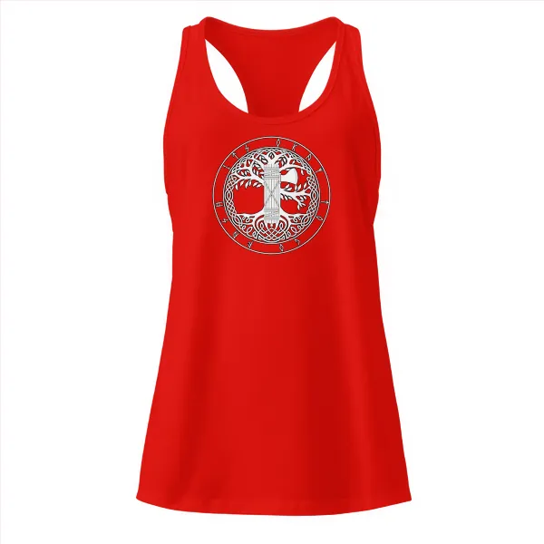 It's Okay To Go Fash - Ladies • Razorback Tank • Premium - Image 3