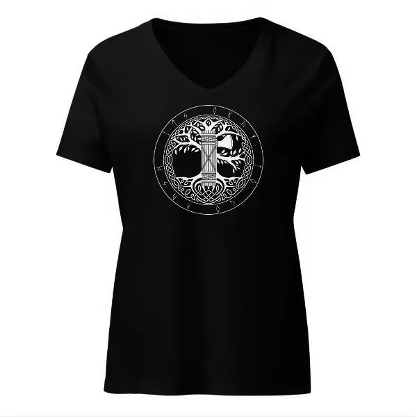 It's Okay To Go Fash - Ladies • T-shirt • V-neck • Basic