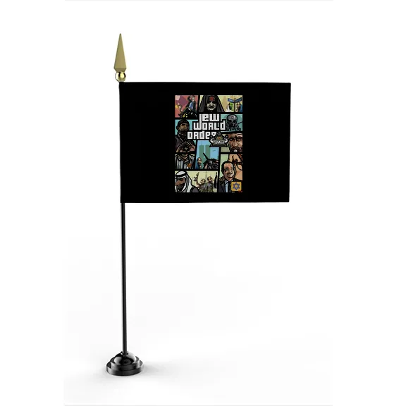Jew World Order - Flag • Mini