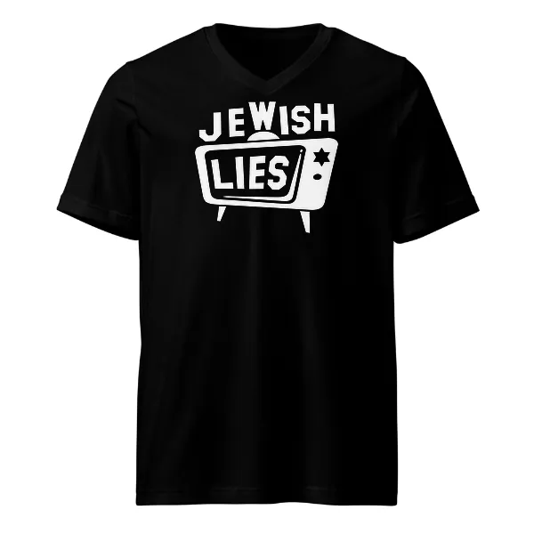 Jewish Lies - Mens • T-shirt • V-neck • Premium