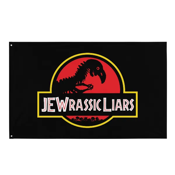 Jewrassic Liars - Flag • Small