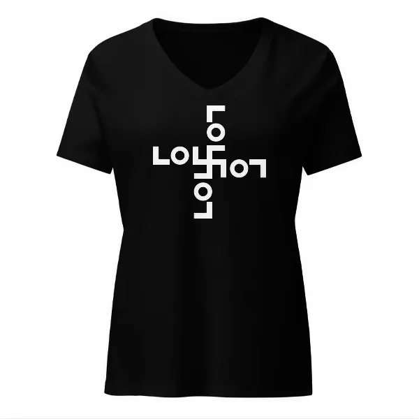 LOL Swastika - Ladies • T-shirt • V-neck • Premium