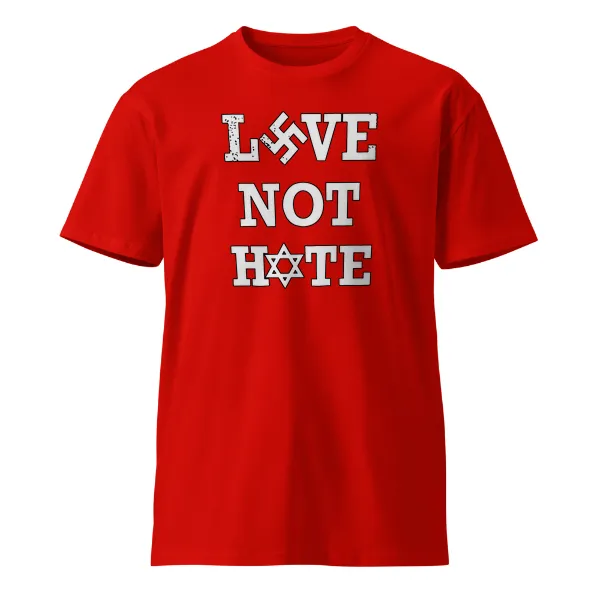 Love Not Hate - Mens • T-shirt • Crew • Supreme - Image 3