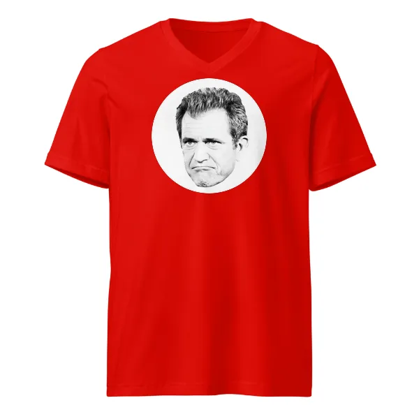 Mel Nat - Mens • T-shirt • V-neck • Basic