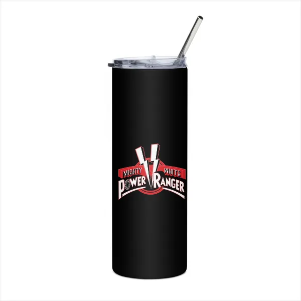 Mighty White Power Ranger - Black Sun - Tumbler