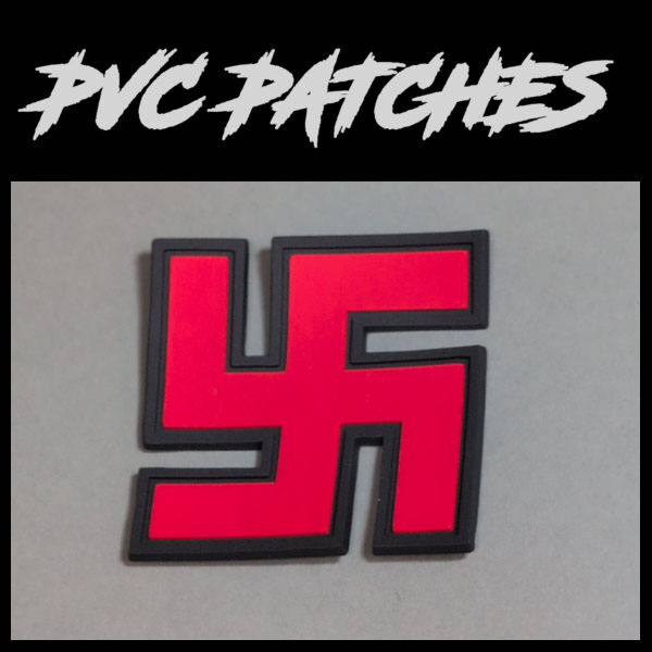Red Swastika • PVC Patch