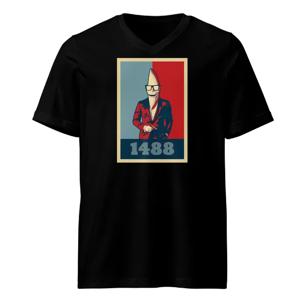Moonman 1488 - Mens • T-shirt • V-neck • Premium