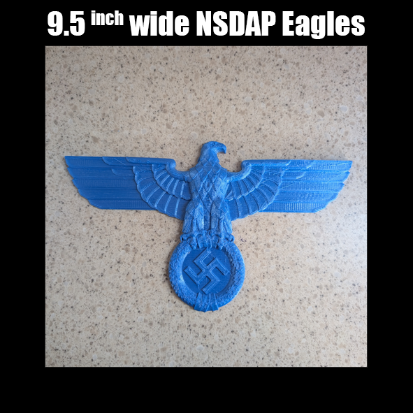 NSDAP Eagle • 9.5inch • BLUE