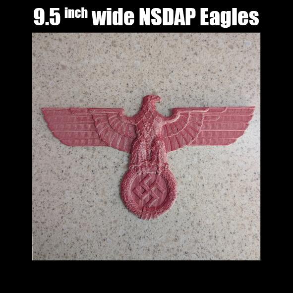NSDAP Eagle • 9.5inch • RED CLAY