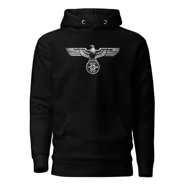NSDAP War Eagle 1488 Swastika - Mens • Hoodie • Premium