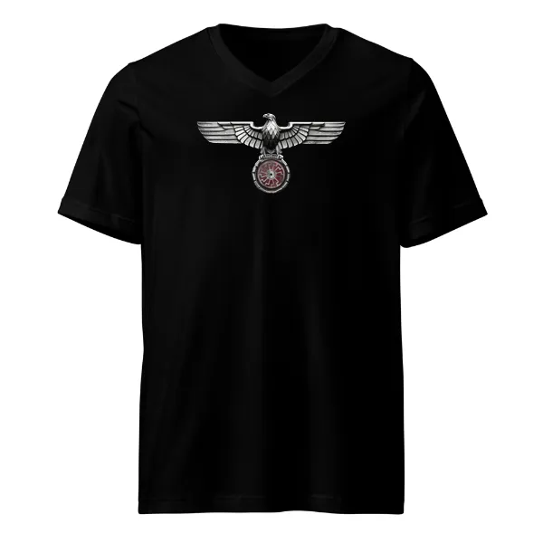 NSDAP War Eagle Sonnenrad - Mens • T-shirt • V-neck • Basic