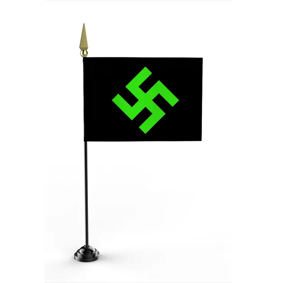 Neon Green Swasika - Flag • Mini