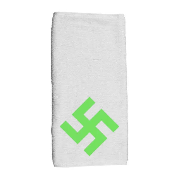 Neon Green Swasika - Hand Towel