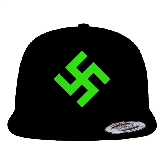Neon Green Swasika - Hat • Trucker