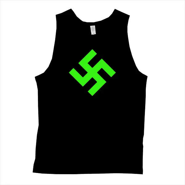 Neon Green Swasika - Mens • Tank Top • Basic