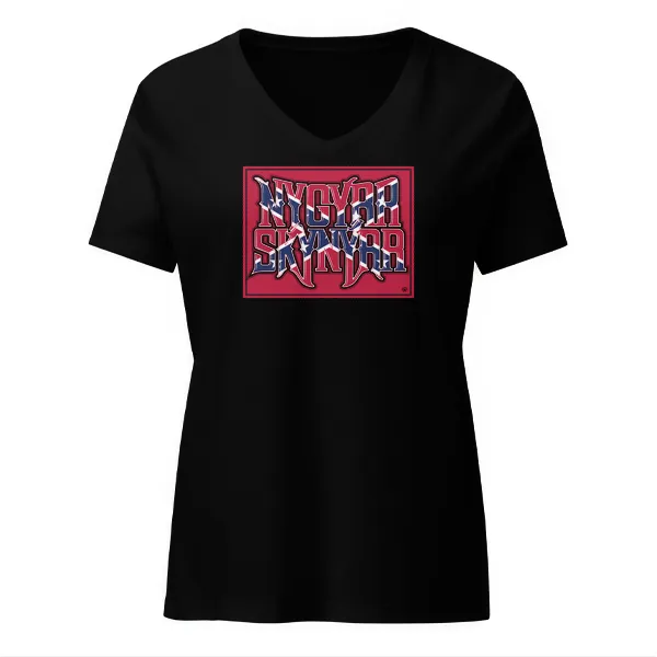 Nygyrr Skynyrr - Ladies • T-shirt • V-neck • Basic