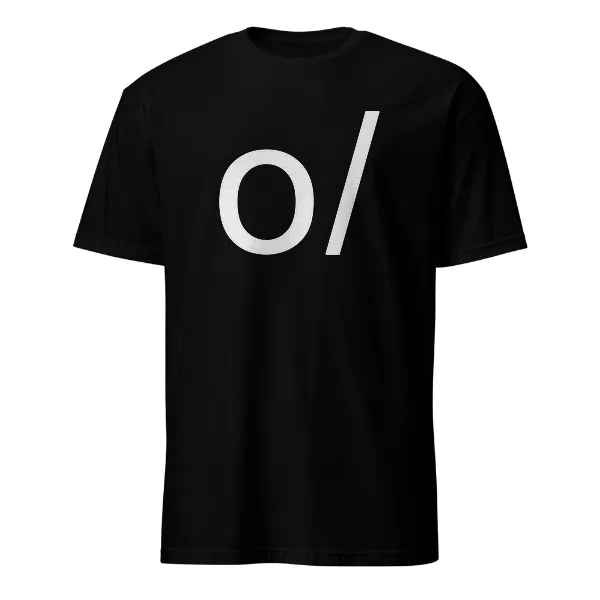 O Backslash - Mens • T-shirt • Crew • Basic