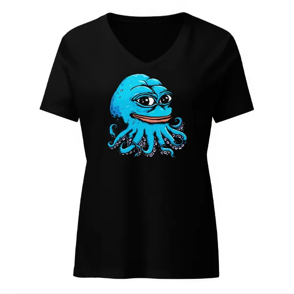 Octo Pepe - Ladies • T-shirt • V-neck • Premium