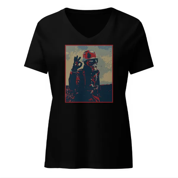 Ok WP - Ladies • T-shirt • V-neck • Premium