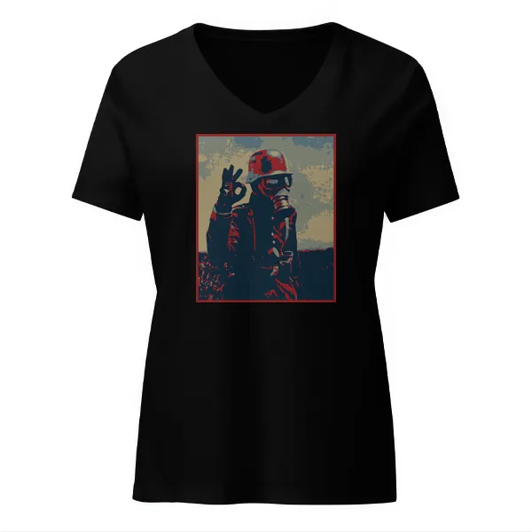 Ok WP - Ladies • T-shirt • V-neck • Basic