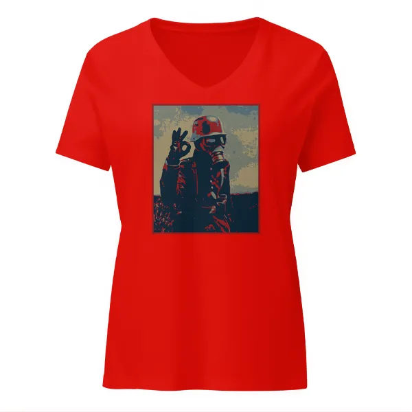 Ok WP - Ladies • T-shirt • V-neck • Basic - Image 3