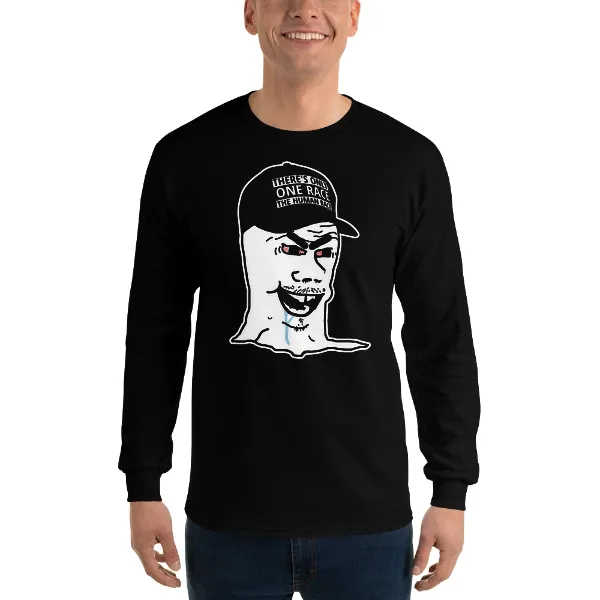 One Race Retard - Mens • T-shirt • Long Sleeve • Basic