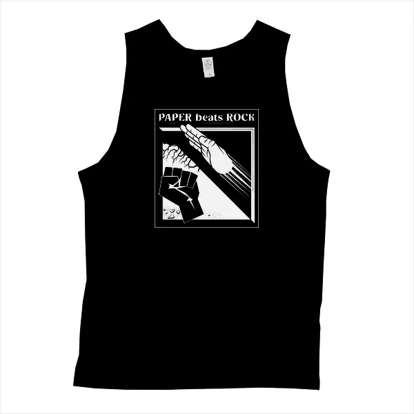 Paper Beats Rocks - Mens • Tank Top • Premium