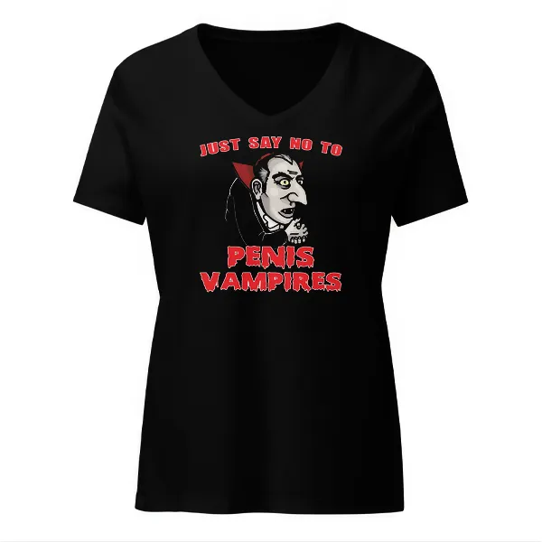 Penis Vampires - Ladies • T-shirt • V-neck • Basic
