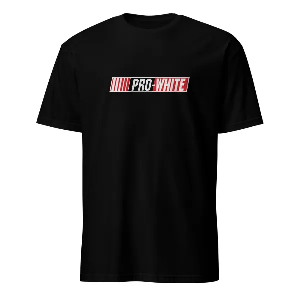 Pro White - Mens • T-shirt • Crew • Basic