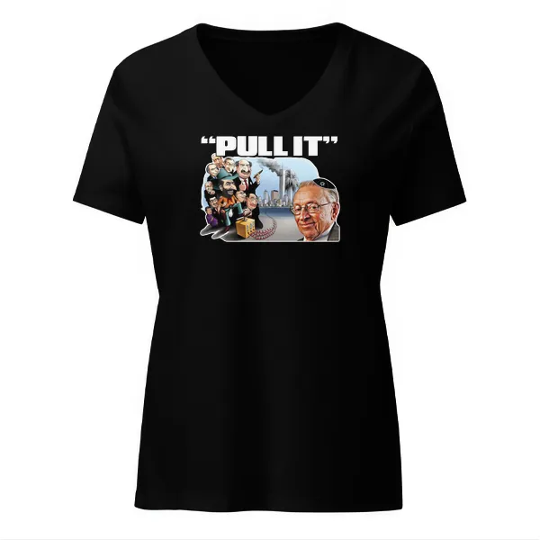 Pull It - Ladies • T-shirt • V-neck • Basic