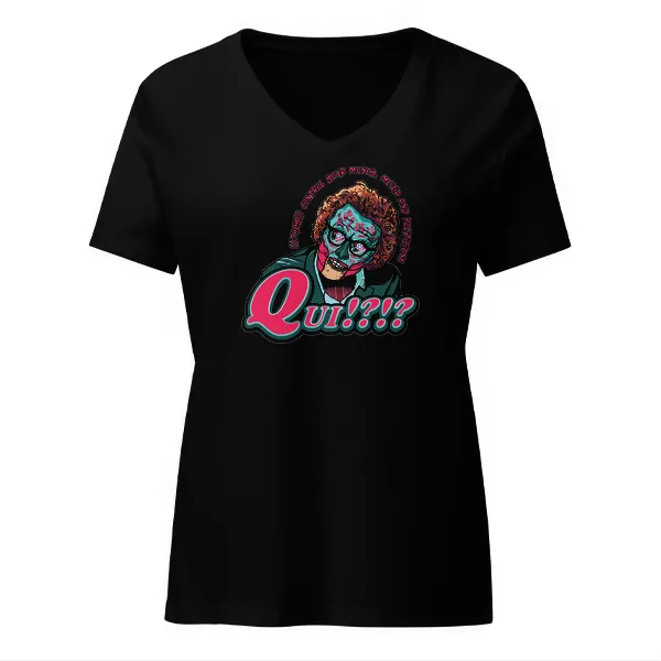 Qui - Ladies • T-shirt • V-neck • Premium