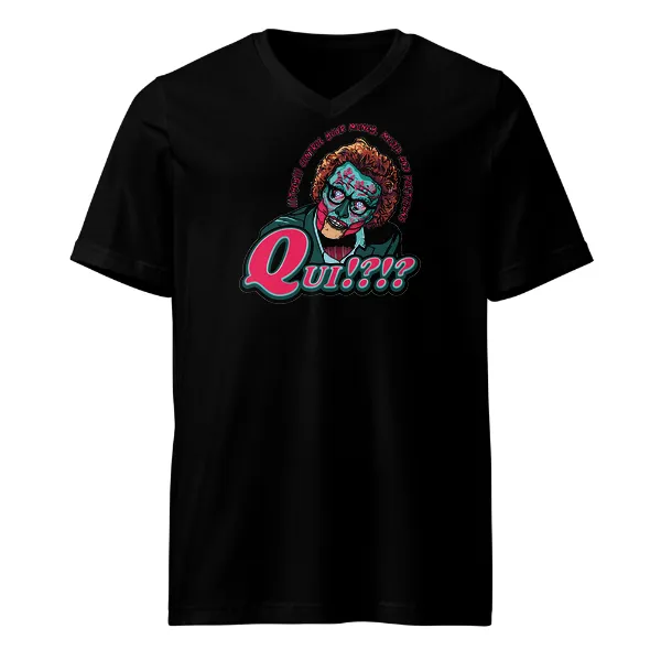 Qui - Mens • T-shirt • V-neck • Basic