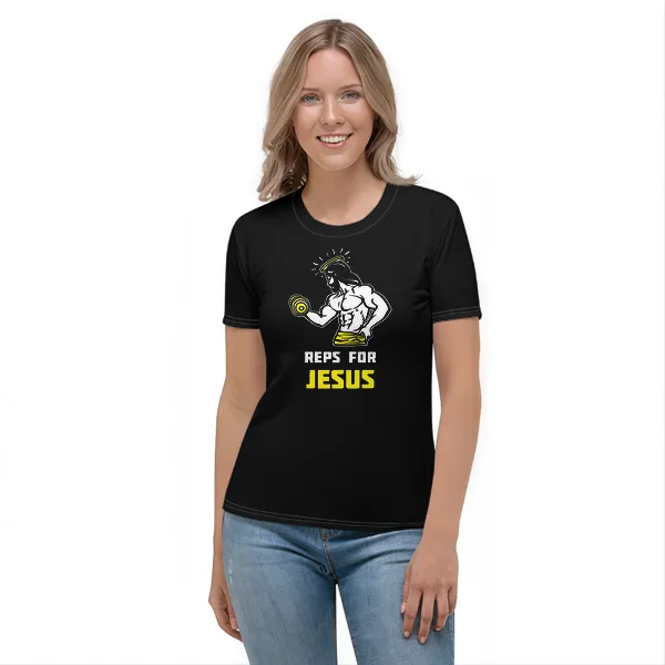 Reps For Jesus - Ladies • T-shirt • Crew • Basic