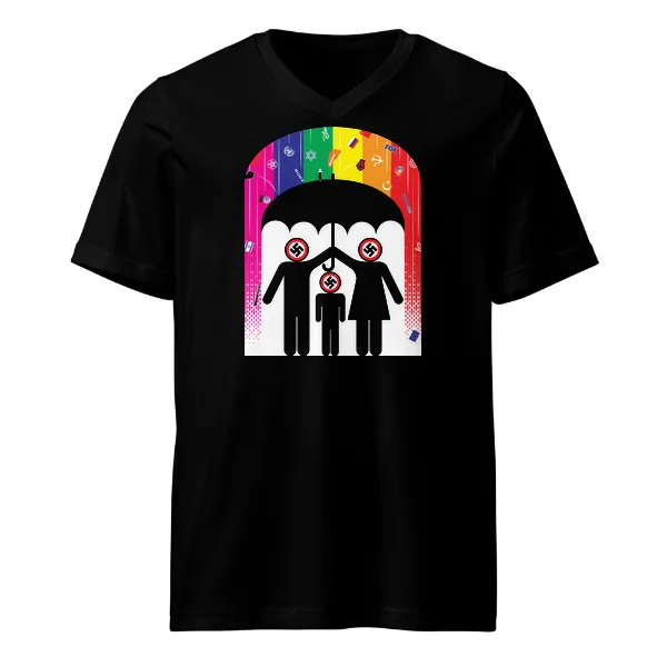 Robinson Family Swastika - Mens • T-shirt • V-neck • Premium