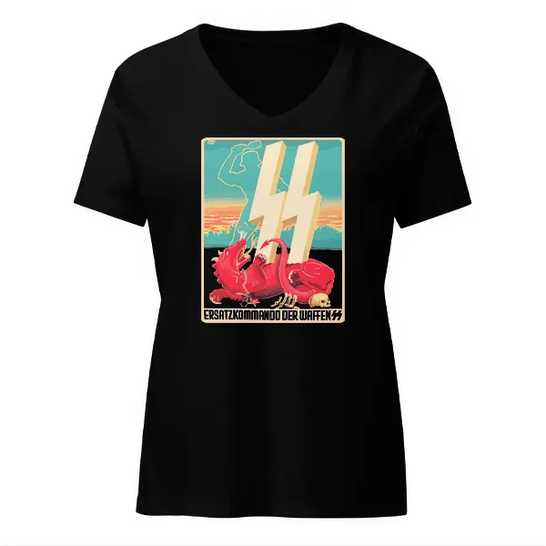 SS Dragon Slayer - Ladies • T-shirt • V-neck • Basic