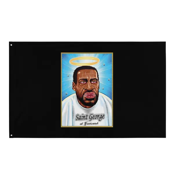 Saint George of Fentanyl - Flag • Small