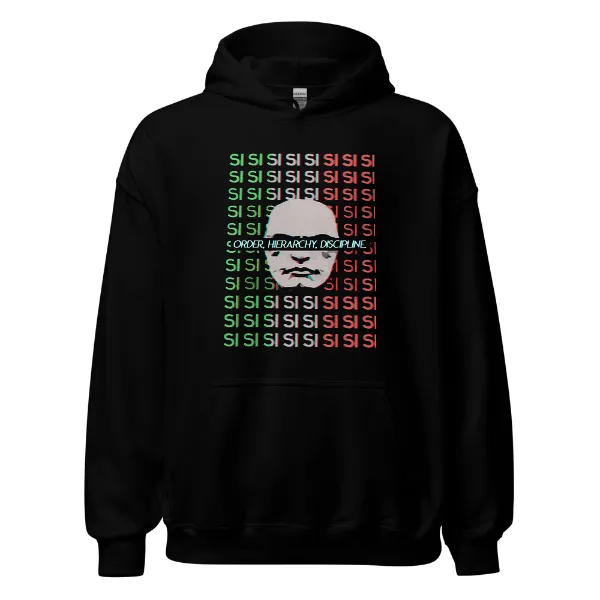 Si Si Si Mussolini - Mens • Hoodie • Basic