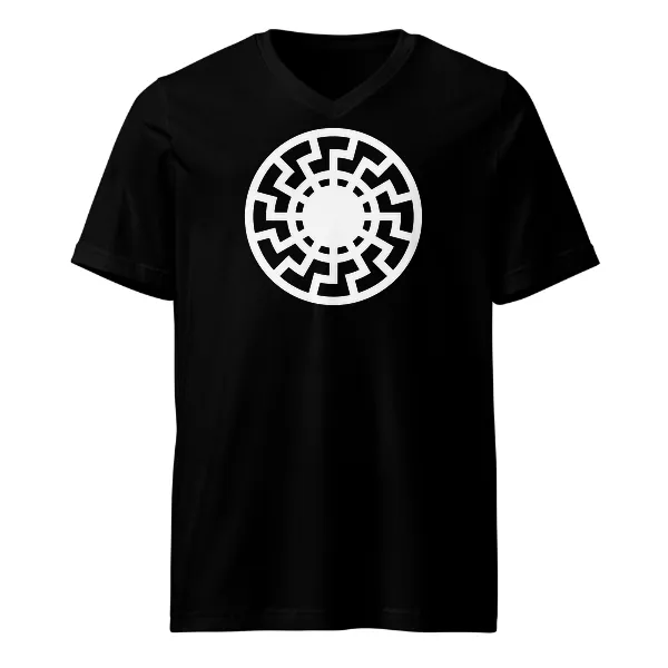 Sonnenrad - Mens • T-shirt • V-neck • Premium