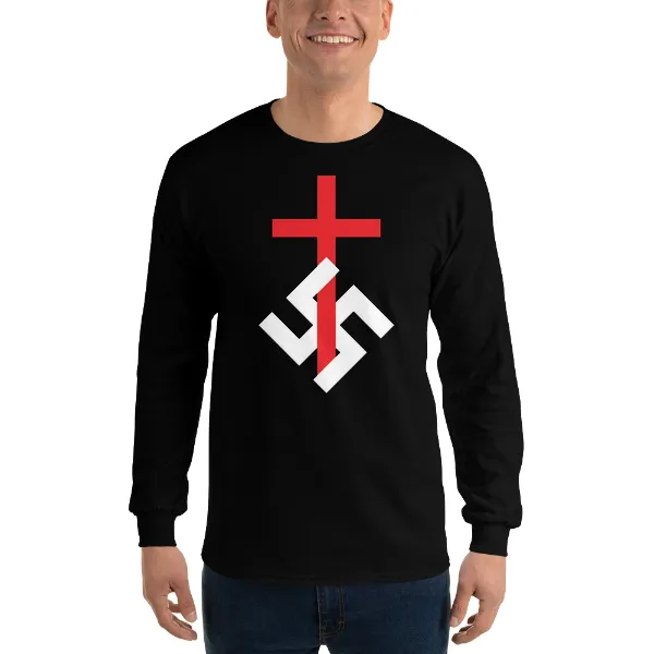 SwastiCross - Mens • T-shirt • Long Sleeve • Basic
