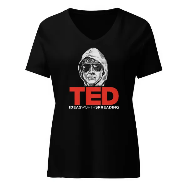 Ted Talks - Ladies • T-shirt • V-neck • Basic