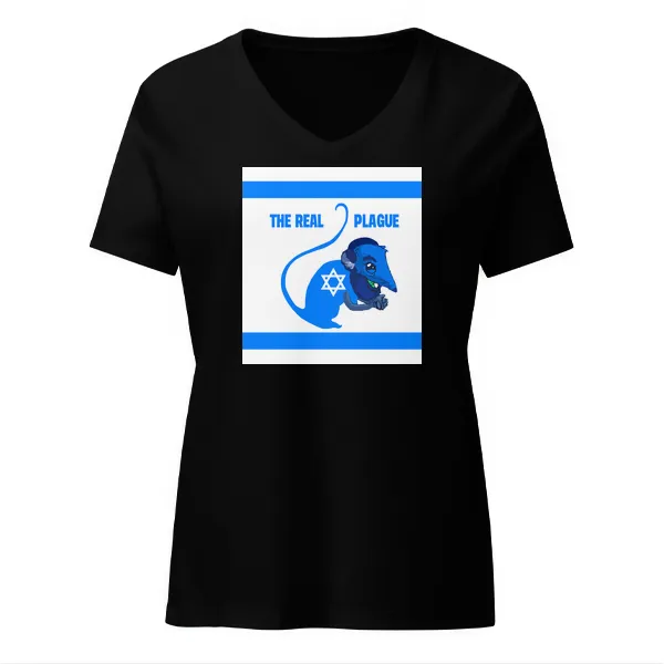 The Real Plague - Ladies • T-shirt • V-neck • Premium