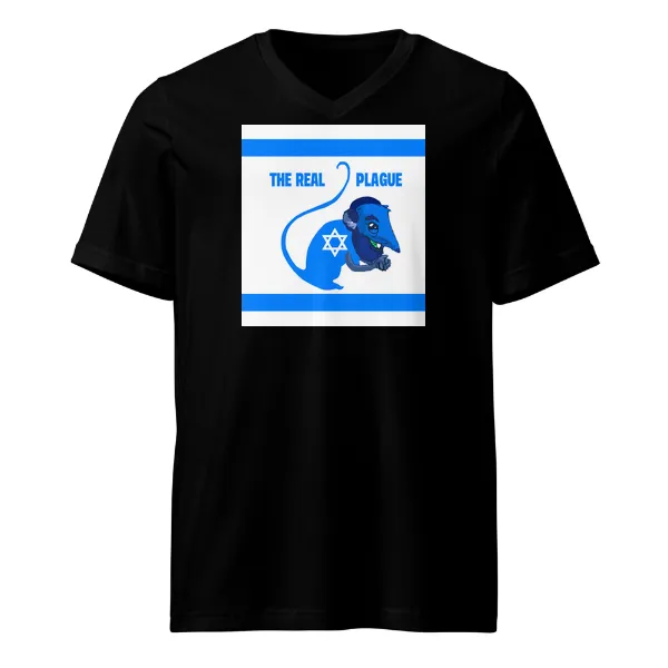 The Real Plague - Mens • T-shirt • V-neck • Basic