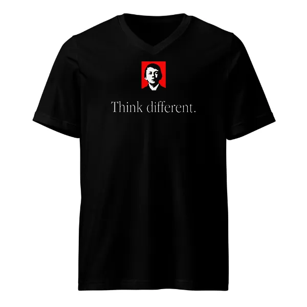 Think Different - Mens • T-shirt • V-neck • Basic