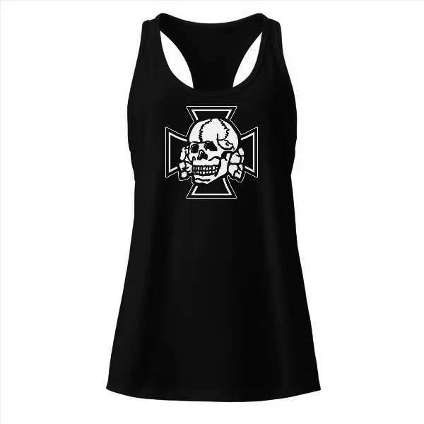 Totenkopf Iron Cross - Ladies • Razorback Tank • Premium