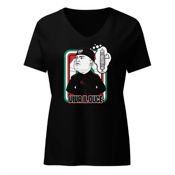 Viva Il Duce - Ladies • T-shirt • V-neck • Premium
